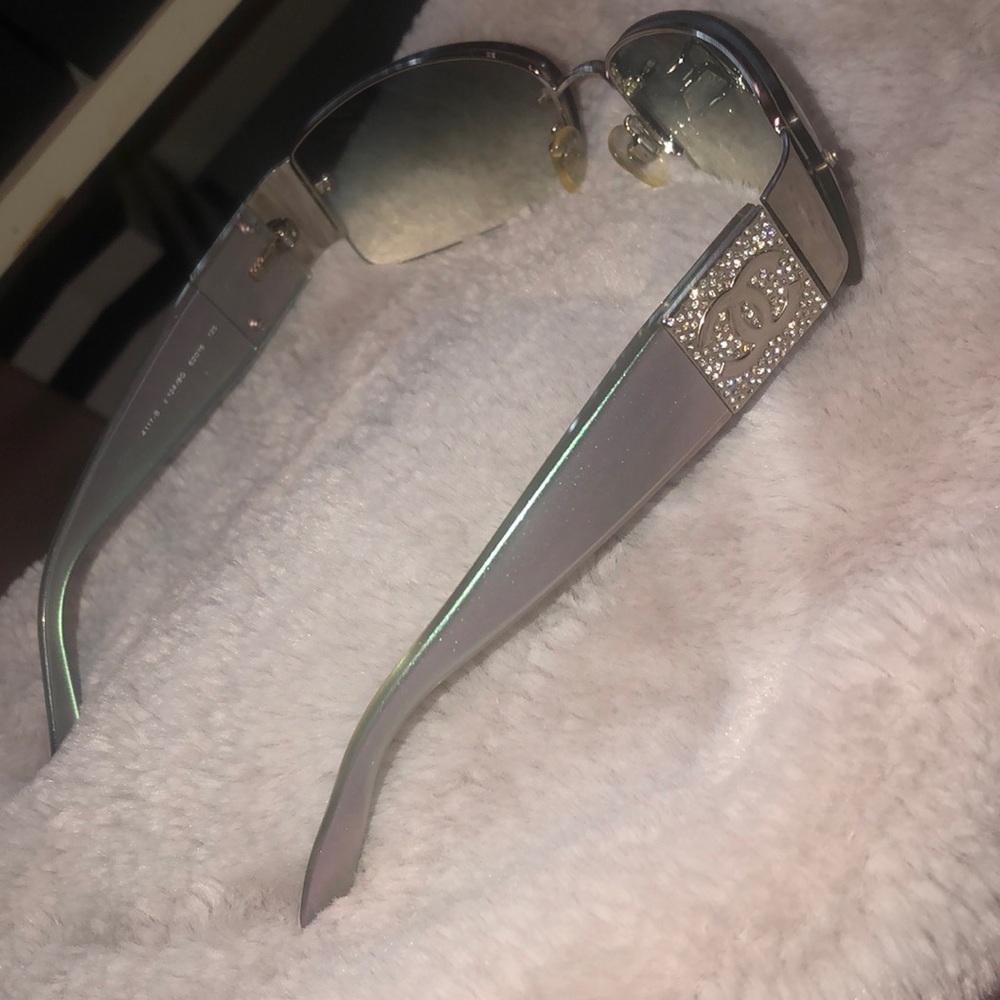 Authentic Chanel rimless sunglasses